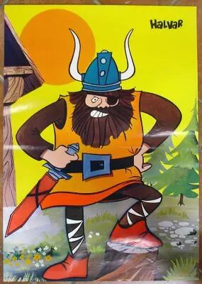 Wickie the Viking - Poster n�3 Halvar - Comer Lisboa 1976