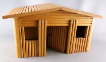 Wild-West Wood Building Hut Farm for Starlux Timpo Clairet Elastolin Quiralu figures