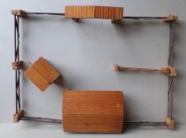 Wild-West Wood Building Silver Ranch for Starlux Timpo Clairet Elastolin Quiralu figures