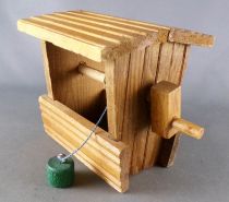 Wild-West Wood Building Silver Ranch for Starlux Timpo Clairet Elastolin Quiralu figures