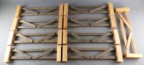 Wild-West Wood Building Silver Ranch for Starlux Timpo Clairet Elastolin Quiralu figures