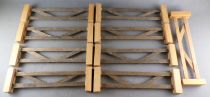 Wild-West Wood Building Silver Ranch for Starlux Timpo Clairet Elastolin Quiralu figures