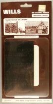 Wills SSMP209 Ho/Oo  4 x Plastic Sheet Waney Edge Boarding 133x77mm Mint on Card