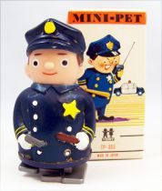 Wind-Up - MIni-Pet Tomy - Police Man (mint in box)
