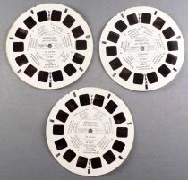 Winnetou (Karl May) - 3 Disques View-Master 3D sans Pochette R&eacute;f. B 731-F