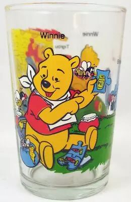 Winnie l\'ourson - Verre � moutarde - Winnie, Bourriquet, Tigrou, Coco Lapin et le miel