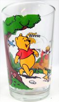 Winnie the Pooh - Amora mustard glass - Winnie, Piglet, Tiger by the pond