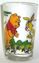 Winnie the Pooh - Amora mustard glass - Winnie and Coco rabbit
