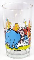 Winnie the Pooh - Amora mustard glass - Winnie and friends in costumes