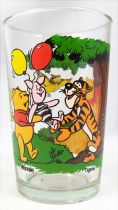 Winnie the Pooh - Amora mustard glass - Winnie and friends with balloons