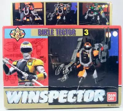 BANDAI WINSPECTOR BIKLE Tector 3 plastic toy Ref. 29351 boxed anni 1990s EUR 125,00 - ES