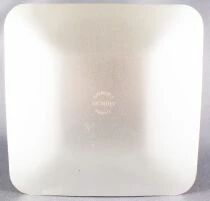 Winter Olympic Games Grenoble 1968 - Riondet Brushed Metal Dish Villard-de-Lans