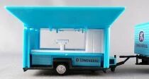 Worlein Ho 1/87 Camion Man Bleu & Remorque Bar Bi&egrave;re L&ouml;wenbr&auml;u