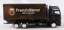 Worlein Ho 1/87 Camion Man Noir Bi&egrave;re Blanche Franziskaner
