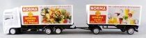 Worlein Ho 1/87 Camion Man Tga Blanc & Remorque Supermarch&eacute; Discount Norma