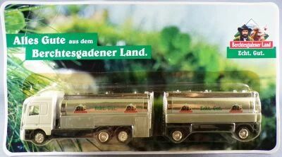  Worlein Ho 1/87 Camion Mercedes-Benz Actros Blanc & Remorque Citerne Produits Laitiers Berchtesgadener Land Neuf Blister