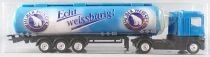 Worlein Ho 1/87 Camion Renault Magnum Bleu Semi Remorque Citerne Bi&egrave;re Huber Weisses Neuf en Boite