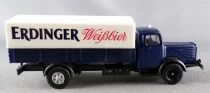 Worlein Ho 1:87 Man B&uuml;ssing 8000 Blue Truck White Beer Erdinger