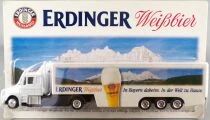 Worlein Ho 1:87 Man White Truck & Erdinger White Beer Road Trailer Mint on Card