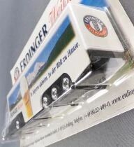 Worlein Ho 1:87 Man White Truck & Erdinger White Beer Road Trailer Mint on Card