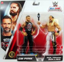 WWE Mattel - CM Punk & Seth \ Freakin\  Rollins (Main Event Showdown Series 23)
