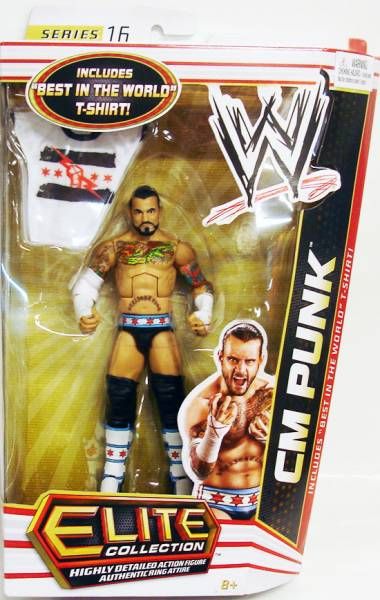 cm punk wrestling figure