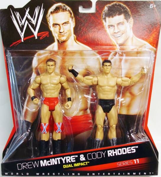 WWE Wrestling Series 11 Drew McIntyre /& Cody Rhodes Action Figure 2-Pack