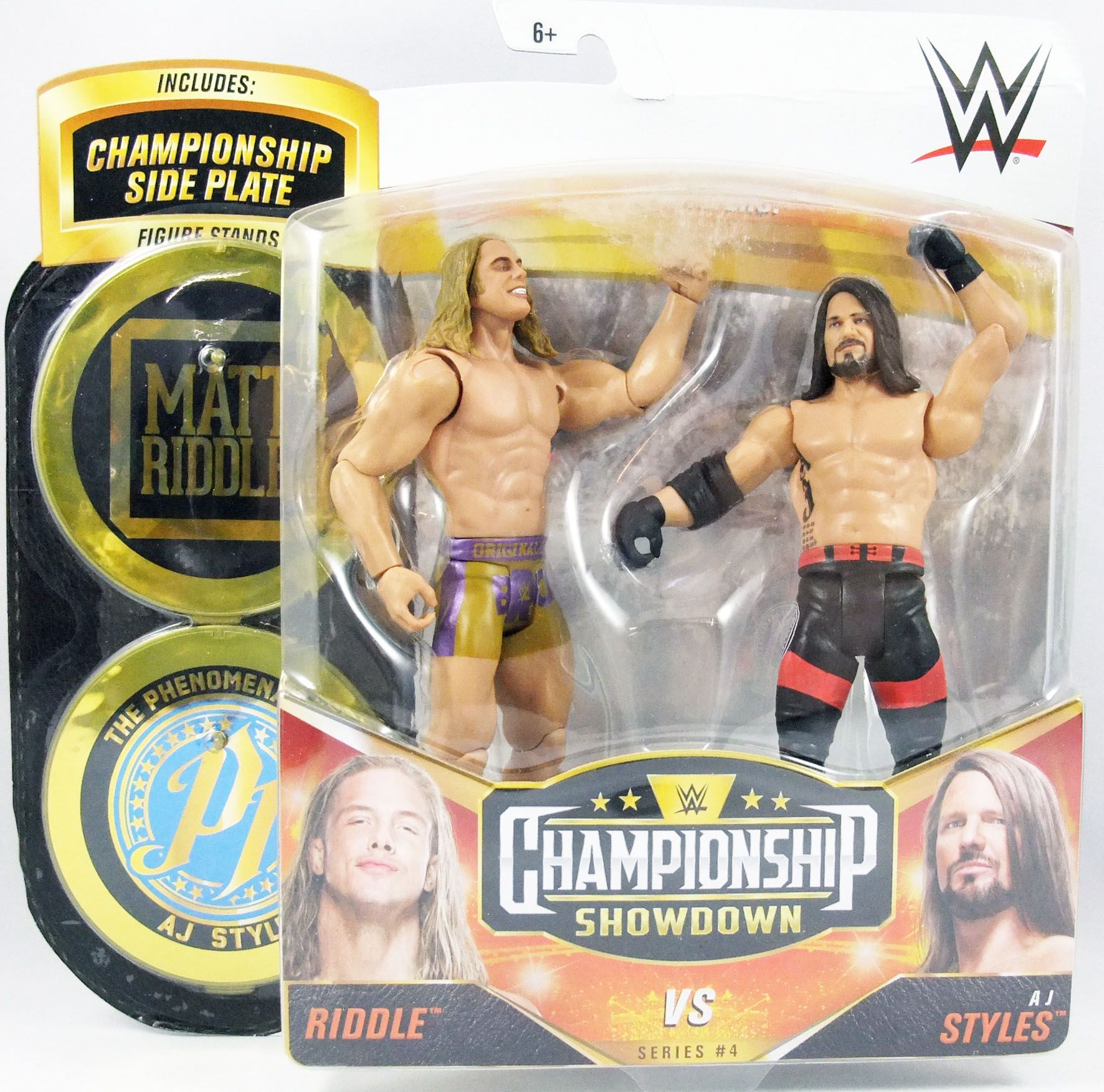 Wwe Mattel Riddle Aj Styles Championship Showdown Series 4