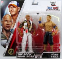 WWE Mattel - The Rock Final Boss & John Cena (Main Event Showdown Series 23)