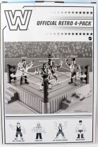 WWE Mattel Retro Figures - Official 4-pack : Bret Hart, Jim Neihdart, Nikolai Volkoff, Jimmy Hart