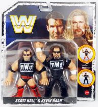 WWE Mattel Retro Figures - Official 4-pack : Hollywood Hogan, Syxx, Scott Hall, Kevin Nash