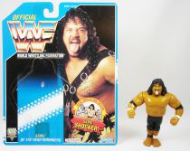 WWF Hasbro - Headshrinkers Samu (loose with USA cardback)