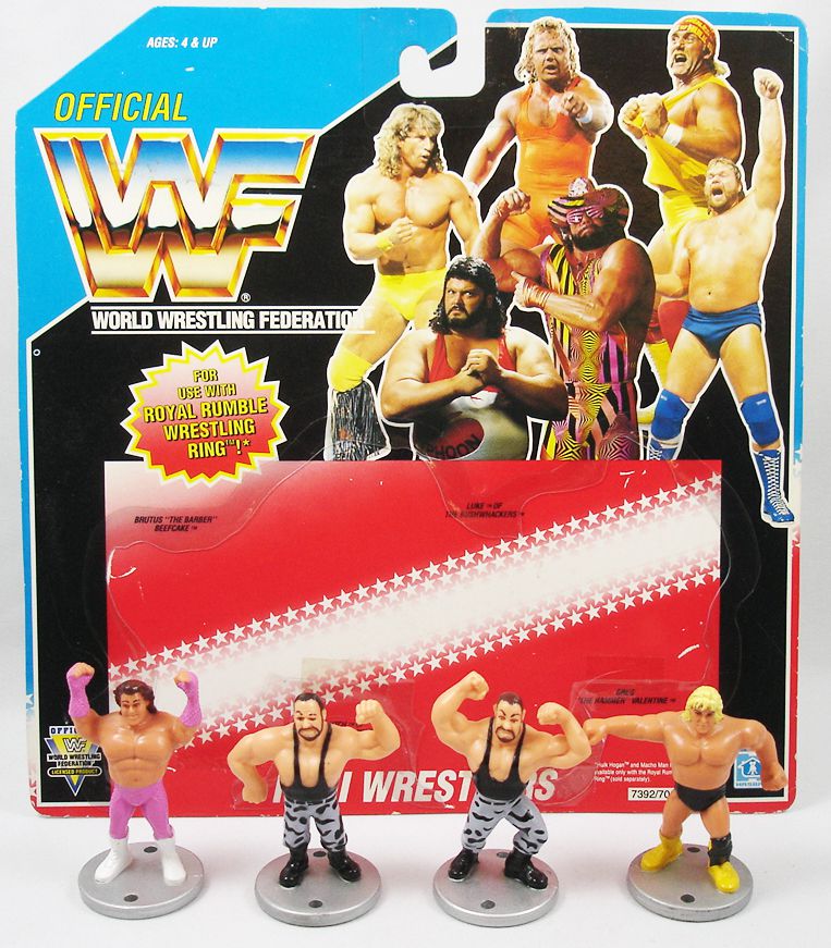 wwf hasbro mini figures