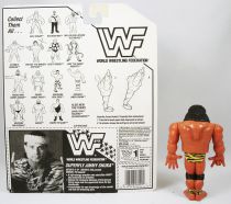 WWF Hasbro - Superfly Jimmy Snuka (loose with USA cardback)