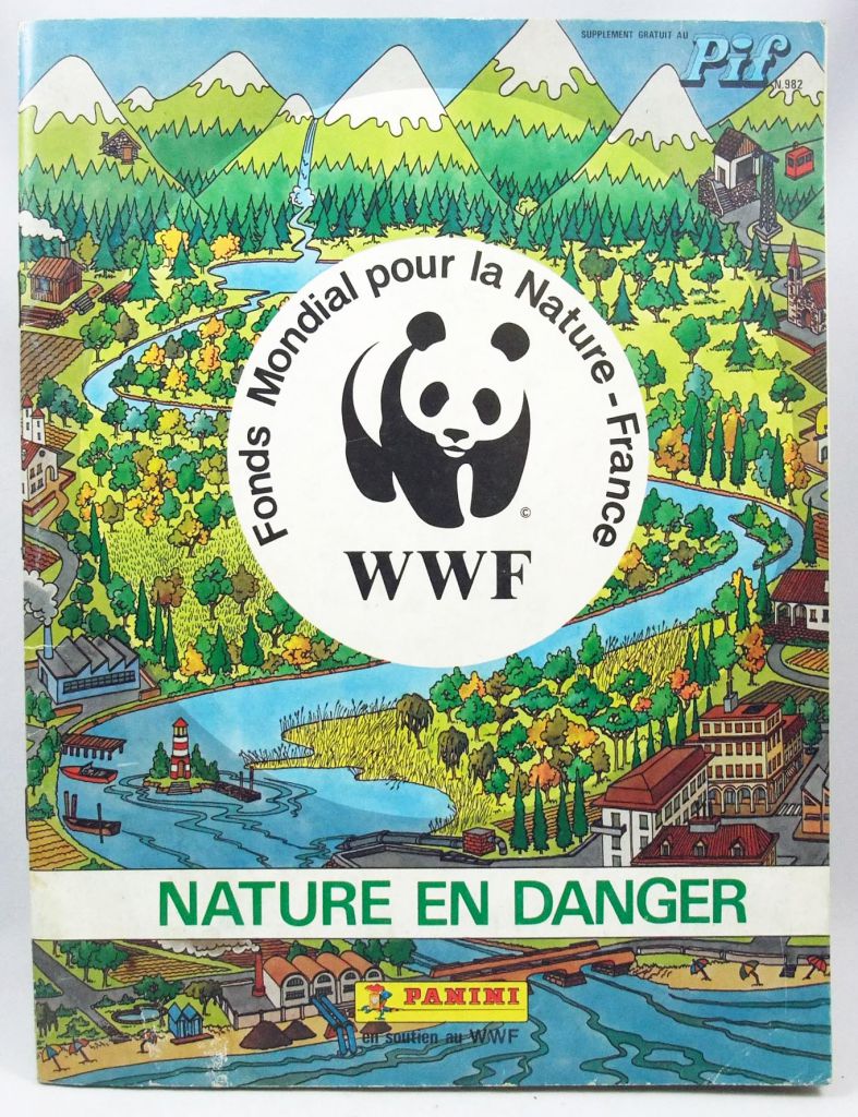 WWF Endangered - Panini collector book (Pif n°982 add-on)