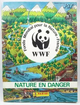 WWF Nature Endangered - Panini Stickers collector book 1988  (Pif n�982 add-on)