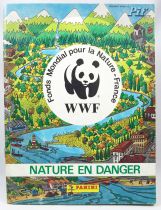 WWF Nature Endangered - Panini Stickers collector book 1988  (Pif n°982 add-on)