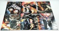 X-Files - Topps Master VIsion - Lot de 6 grandes Trading Cards (1995) 