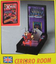 X-Men Pocket Comics - Cerebro Room with Professor X & Juggernaut - ToyBiz Tyco