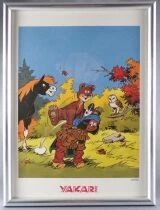 Yakari - Bookplate Tir&eacute; &agrave; Part Job Derib Framed - Le Lombard Dargaud Plan&egrave;te Bd 2009