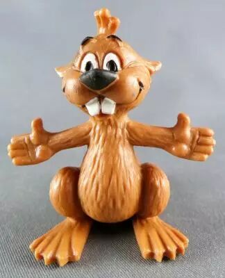Yakari - Figurine Pvc Schleich 1984 - Tilleul le Castor