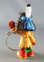 Yakari - Schleich 1984 Key Holder Pvc Figure - Yakari