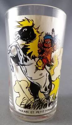 Yakari - Verre � moutarde Amora - Yakari & Petit Tonnerre