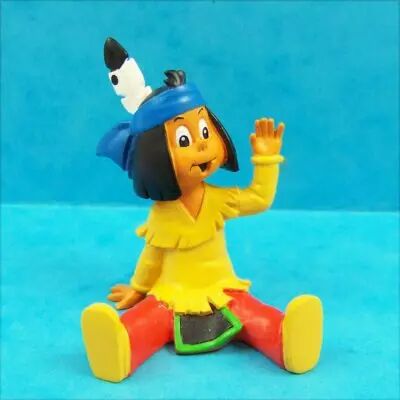 Yakari (S�rie TV 2005) - Figurine R�sine - Yakari assis 01