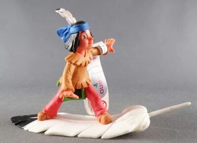 Yakari (S�rie TV 2005) - Figurines PVC Bully - Yakari sur une Plume G�ante
