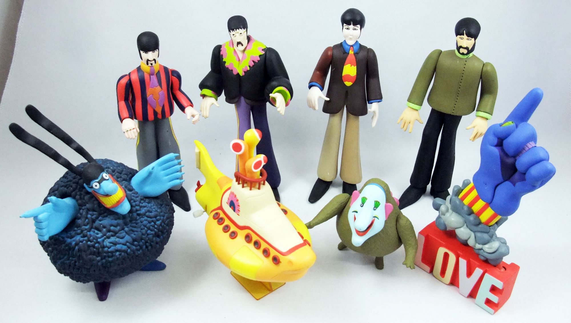 beatles yellow submarine collectible figures