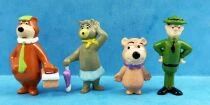 Yogi Bear - Complete set of 8 Premium Mini-Figures (Zaini Chocolate 1993) 