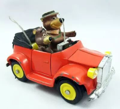 Voiture Miniature Yogi & Boo Boo – A35 Mebetoys 1969 – Jouet Ancien