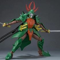 Yoroiden Samurai Troopers - Sen-Ti-Nel Toys - Nazha (Cyanor) : G&eacute;n&eacute;ral du Poison