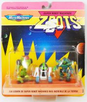 Zbots Micro Machines - Blastor, Tiddo, Mentor - Galoob Famosa